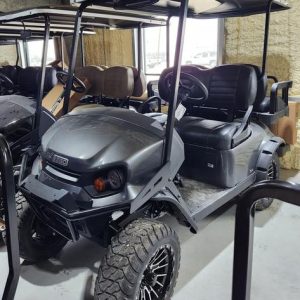 New 2023 E-Z-GO Express S4 Gas Metallic Charcoal