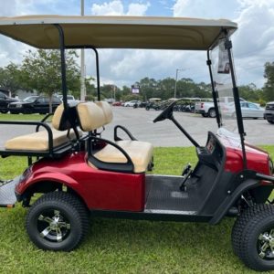 Used 2020 E-Z-GO Express S4 Gas Inferno Red
